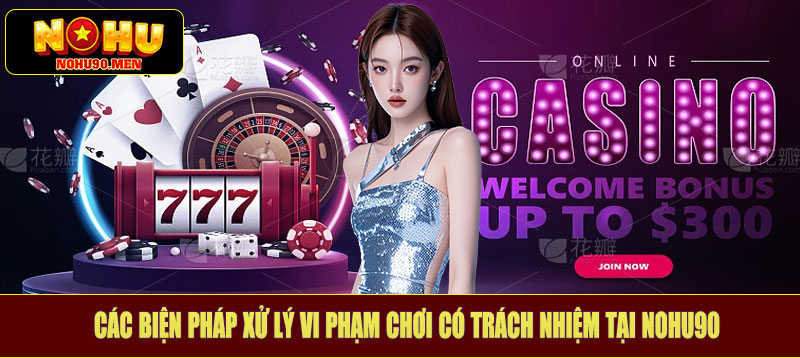 Các biện pháp xử lý vi phạm chơi có trách nhiệm tại NOHU90