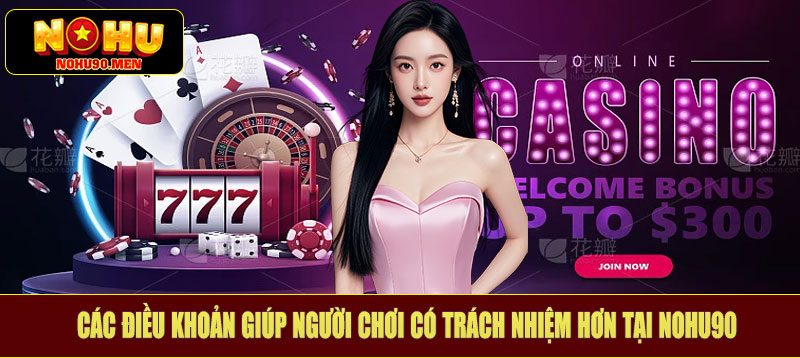 Các điều khoản giúp người chơi có trách nhiệm hơn tại NOHU90